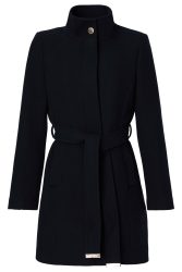 Salsa - Jacken Basic Wool Coat, für Damen, Marine, Größe M