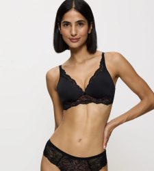 Triumph Bügelloser Bh, Unwattiert Damen Schwarz A/85