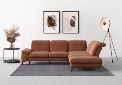 sit&more Ecksofa »Cabana«, Ottomane, wahlweise mit Sitztiefen-,Armlehnen- und Kopfteilfunktion