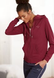 KangaROOS Sweatjacke, mit grossem Logodruck auf dem Rücken