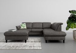 sit&more Ecksofa, wahlweise mit Kopfteilverstellung, Bettfunktion und Stauraum