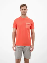 LERROS Kurzarmshirt mit aufgesetzter Brusttasche