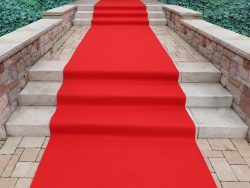 Primaflor-Ideen in Textil Läufer »Eventteppich PODIUM«, rechteckig, 2,6 mm Höhe, Breite 200 cm, robuster Nadelfilz, Uni Farben, In- und Outdoor geeignet, ideal für Events & und Veranstaltungen