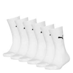 Puma - Socken  6er Pack Bequem sitzend-Easy Rider 6P, 39-42, Weiss