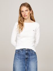 Tommy Hilfiger - Top, für Damen, Offwhite, Größe S