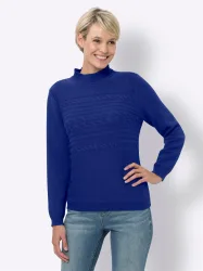 Classic Basics Stehkragenpullover 