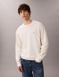 Calvin Klein Jeans - Sweatshirt, für Herren, Creme, Größe XXL