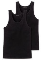Schiesser - Authentic AthleticShirts, für Herren, Schwarz, Größe L