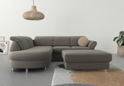 sit&more Ecksofa, wahlweise mit Bettfunktion, Bettkasten und Kopf- und Armteilverstellung