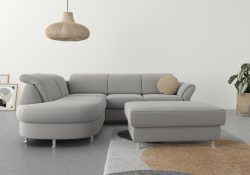 sit&more Ecksofa, wahlweise mit Bettfunktion, Bettkasten und Kopf- und Armteilverstellung