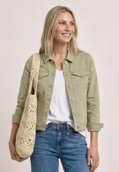 STREET ONE Kurzjacke im Colored-Denim-Look