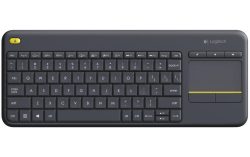 Logitech - K400 Plus (US, Kabellos), Schwarz