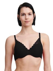 Chantelle - Bh, für Damen, Black, Größe 90/B