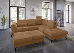 sit&more Ecksofa »Bendigo V«, inklusive Sitztiefenverstellung, Bodenfreiheit 12 cm, wahlweise in 2 unterschiedlichen Fussfarben