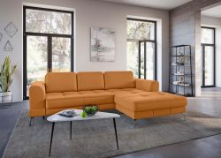 sit&more Ecksofa »Bendigo V«, inklusive Sitztiefenverstellung, Bodenfreiheit 15 cm, wahlweise in 2 unterschiedlichen Fussfarben