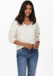 Only - Pullover, für Damen, Sand, Größe M