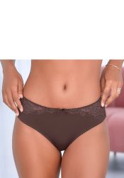 Lascana - Slip, für Damen, Schokolade, Größe 44-46