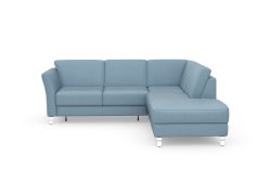 sit&more Ecksofa »Visby V«, Wahlweise mit Bettfunktion und Stauraum, frei im Raum stellbar, mit Federkern, auch erhältlich in dem besonders leicht mit Wasser zu reinigendem 