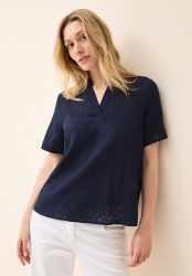 Cecil Hemdbluse mit leichtem Struktur Muster