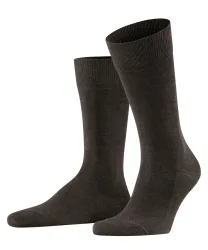 Falke - Socken  1er Pack Stretch- Family SO, für Herren, Braun Bedruckt, Größe 43-46