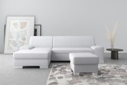 DOMO collection Ecksofa »Anzio«, wahlweise mit Bettfunktion und Federkern