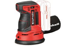 Einhell Akku-Exzenterschleifer Power X-Change TE-RS 18 Li-Solo 4462010 Ø 125 mm