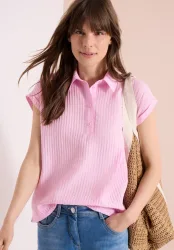 Dropped Shoulder Bluse mit Struktur