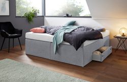 Westfalia Schlafkomfort Boxspringbett mit integrierter Schublade, frei im Raum stellbar
