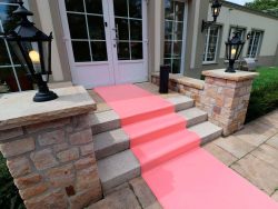 Primaflor-Ideen in Textil Läufer »Eventteppich PODIUM«, rechteckig, 2,6 mm Höhe, Breite 200 cm, robuster Nadelfilz, Uni Farben, In- und Outdoor geeignet, ideal für Events & und Veranstaltungen