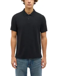 Mustang - Poloshirt  Bequem sitzend-Style Palco, für Herren, Schwarz, Größe S