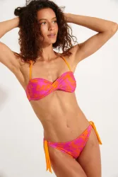 Banana Moon - Bikini Oberteil, Bandeau, für Damen, Fuchsia, Größe XL