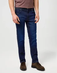 Wrangler - Jeans, Regular Fit, für Herren, Blau Denim Dunkel, Größe W33/L32