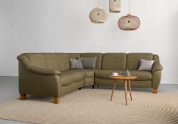 Home affaire Ecksofa »Caldera«, Federkern, wahlweise mit Kopfteilverstellung, Bettfunktion und Bettkasten, auch in Easy Care-Bezug für einfachts Reinigen mit Wasser