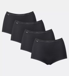 Sloggi - Multipack, Maxi Slips, für Damen, Black, Größe 44