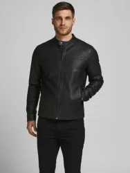 Jack & Jones Lederimitatjacke 