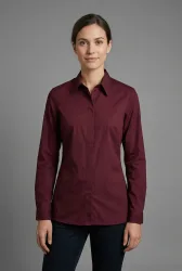 bonprix Long-Stretch-Bluserot 42Damen