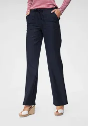 Aniston CASUAL Leinenhose mit Bindeband