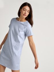 Calida - Nachthemd, für Damen, Blau, Größe M