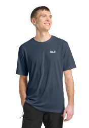 Jack Wolfskin - T-Shirt, für Herren, Dunkelblau, Größe S