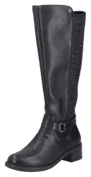 Rieker Stiefel Langschaftstiefel, Stretchstiefel mit herausnehmbarer Innensohle