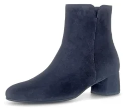 Gabor Stiefelette, Blockabsatz, Businesschuh, Ankleboots mit seitlicher Ziernaht