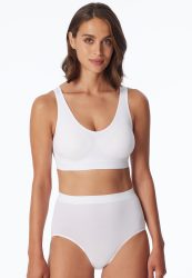 Bustier seamless herausnehmbare Pads weiß - Classic Seamless S