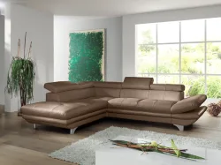 COTTA Ecksofa Arm- & Kopfteilverstellung, optional Bettfunktion