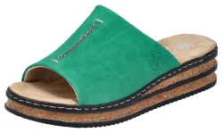 Rieker Pantolette Keilabsatz, Sommerschuh, modische Keilsohle