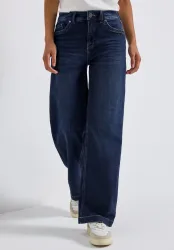 STREET ONE Weite Jeans 5-Pocket, im Loose Fit, mit Stretch