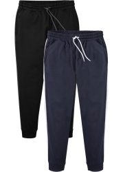 bonprix Jogginghose mit weichem Innenmaterial, mit seitlichen Kontraststreifen