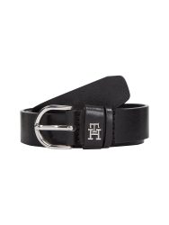 Tommy Hilfiger - Ledergürtel, für Damen, Black, Größe 80