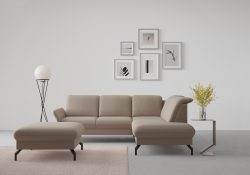 sit&more Ecksofa »Fashion«, wahlweise mit Kopfteilverstellung und Vorziehsitz, motorisch