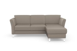 sit&more Ecksofa »Visby V«, wahlweise mit Bettfunktion und Bettkasten, frei im Raum stellbar, mit Federkern, auch erhältlich in dem besonders leicht mit Wasser zu reinigendem 