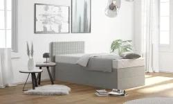 Westfalia Schlafkomfort Boxspringbett mit Zierkissen, wahlweise mit Topper